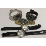 A BAG OF WRIST WATCHES