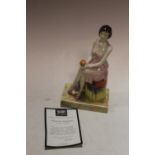 A PEGGY DAVIS ROYAL DOULTON EXCLUSIVE LIMITED EDITION FIGURE 'PRECIOUS MOMENT', number 134 of 250,