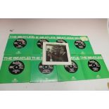 EIGHT 'THE BEATLES' SINGLES COLLECTION 7 " RECORDS