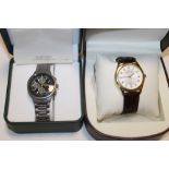 TWO BOXED GENTS WRIST WATCHES