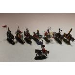 A BOX OF COLLECTABLE DEL PRADO LEAD SOLDIERS ON HORSEBACK