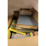 A BOX OF VINTAGE CHILDREN'S BOOKS ETC