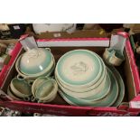 A TRAY OF SUSIE COOPER DINNERWARE