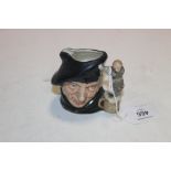 A ROYAL DOULTON CHARACTER JUG 'TAM O'SHANTER' D 6640, miniature size, H 7.5 cm