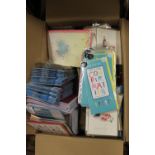 A BOX OF MIXED GREETINGS CARDS