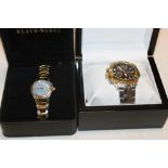 TWO BOXED GENTS WRIST WATCHES