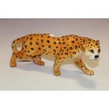 A LARGE BESWICK LEOPARD FIGURE