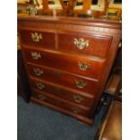 A REPRODUCTION FOUR DRAWER CHEST