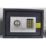 A SMALL DIGITAL SAFE WITH CODE