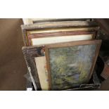 A LARGE QUANTITY OF PICTURE FRAMES