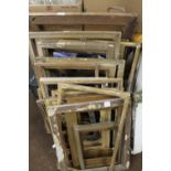 A LARGE QUANTITY OF PICTURE FRAMES