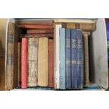 A BOX OF DICKENS INTEREST BOOKS to include Bernard Darwin - 'The Dickens Advertiser' and various od