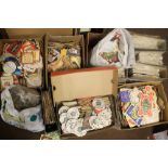 A LARGE QUANTITY OF COLLECTABLE BEER MATS, many loose, some contained in folders, etc