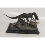 A BOXED WETA COLLECTIBLES KONG "VENATOSAURUS ATTACK" POLYSTONE STATUE