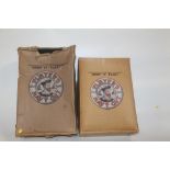 TWO PLAYERS NAVY CUT DELIVERY BOXS, one stamped "LMR Goods" and dated 27.9.57