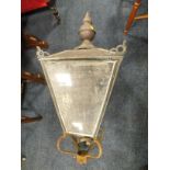 A LARGE COPPER 19TH CENTURY LANTERN