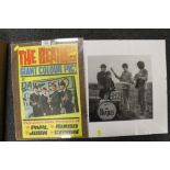 A BEATLES PYX PRODUCTION POSTER IN CLIP FRAME AND A BEATLES ON SALISBURY PLAIN BLACK AND WHITE
