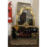 A QUANTITY OF ASSORTED GILT FRAMED MIRROR