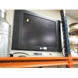 A SMALL LG FLAT SCREEN TV