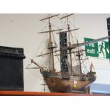 A SCALE MODEL OF A SHIP