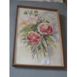 A FRAMED AND GLAZED BOTANICAL WATERCOLOUR SIGNED REG BRIGG