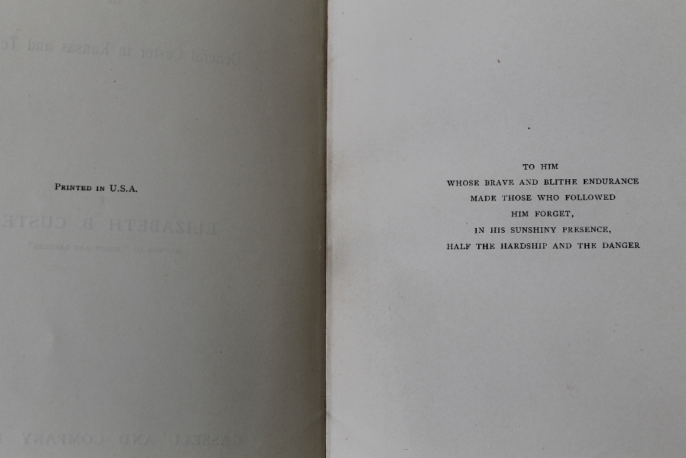 ELIZABETH B. CUSTER - 'TENTING ON THE PLAINS or General Custer in Kansas and Texas', Cassell & Co. - Image 7 of 8