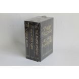 PHILLIP PULLMAN - 'HIS DARK MATERIALS' FOLIO SOCIETY, three volume set of books in slipcase and sea