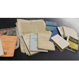 A LARGE COLLECTION OF MAINLY SECOND WORLD WAR MILITARY RELATED EPHEMERA AND MAPS, to include German