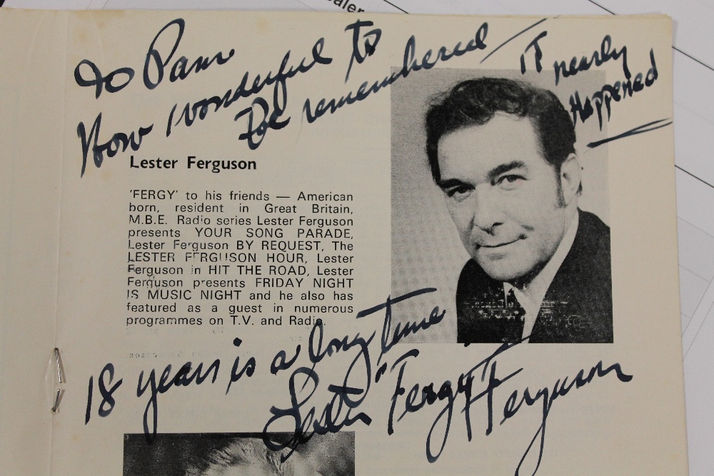A COLLECTION OF VARIOUS THEATRE PROGRAMMES FROM THE 1960s AND LATER, many baring signatures of cast - Image 8 of 17