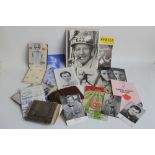 A COLLECTION OF AUTOGRAPHS, MAINLY OF SINGERS AND ENTERTAINERS OF 1950S AND 1960S to include Frank