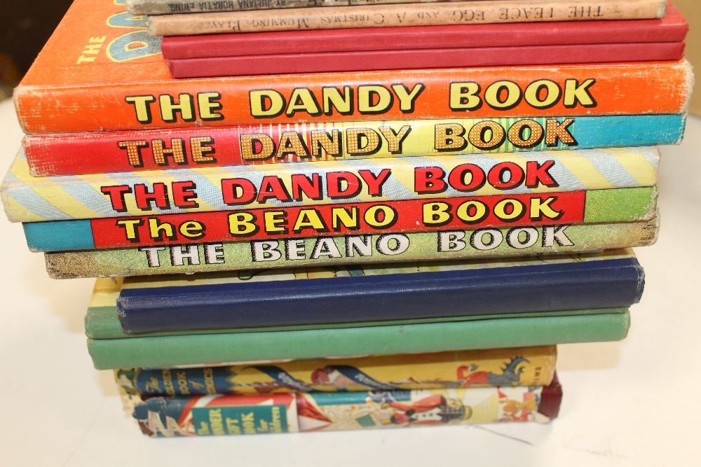 THE DANDY BOOK' 1954, 1955 AND 1956 together with 'The Beano Book' 1954 and 1955 and various other