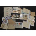 STAMPS - A QUANTITY OF LOOSE COVERS, to include internment camp, range adhesives with special cance