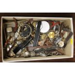 A QUANTITY OF ASSORTED WRIST WATCHES A/F