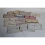 A COLLECTION OF ANTIQUE BANK CHEQUES OF LOCAL INTEREST, to include examples from 'Dudley & West Bro