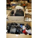 A LARGE QUANTITY OF CAMERAS AND ACCESSORIES