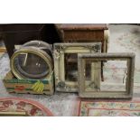 A TRAY OF ANTIQUE GILT AND OTHER PICTURE FRAMES