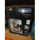 A BOXED DELONGHI COFFEE MACHINE