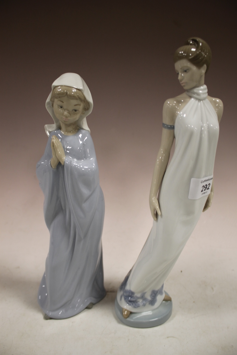 TWO NAO LADY FIGURES