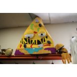 A MASCOT / FANCY DRESS SLICE OF PIZZA COSTUME