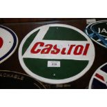 ***A CAST CASTROL OIL PLAQUE