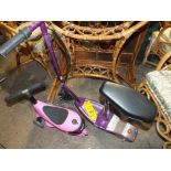 TWO CHILDS ELECTRIC SCOOTERS A/F