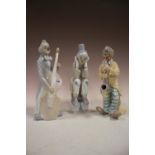 THREE CLOWN FIGURES TO INC LEONARDO COLLECTION