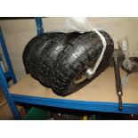 ***FOUR X 10" PNEUMATIC WHEELS