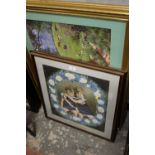 TWO FRAMED AND GLAZED PRINTS
