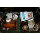 TWO TRAYS OF ASSORTED SUNDRIES TO INCLUDE HARRODS EXAMPLES