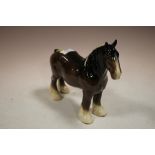 A BESWICK SHIRE MARE FIGURE