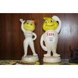 ***A PAIR OF CAST ESSO MONEY BANKS