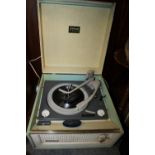 A VINTAGE DANSETTE RECORD PLAYER