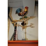 ***A CAST COCKEREL WEATHER VANE