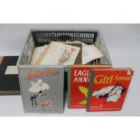 A QUANTITY OF EPHEMERA TO INCLUDE THEATRE PROGRAMMES, EAGLE ANNUAL, ETC